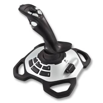 Logitech Extreme 3D Pro, Joystick, USB, Black/Silver, for PC