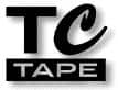 Brother TC201 Labelling Tape, 12mm, Black on White