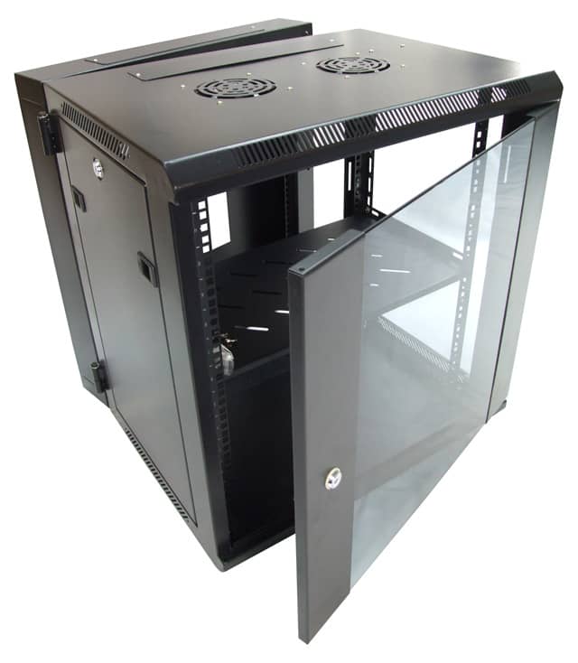 Dynamix RSFDS12 Universal Swing Wall Mount Cabinet, 12RU