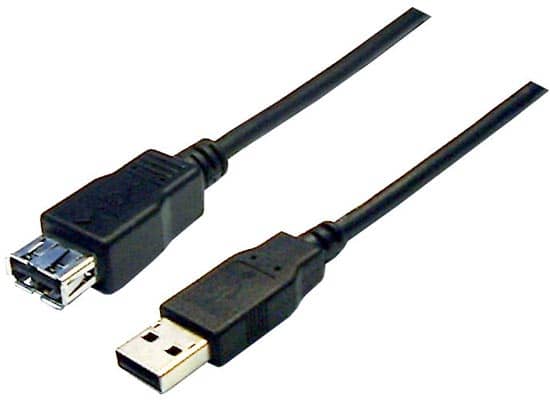 Digitus USB 2.0 Extension Cable, USB A male to USB A female, 3m