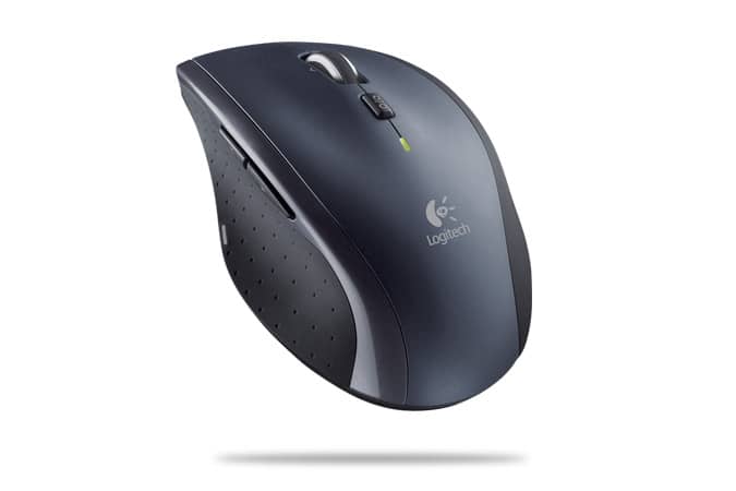 Logitech M705 Marathon, Optical (Laser) Mouse, Cordless, Grey/Black