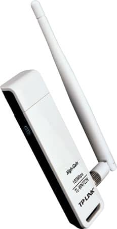 TP-Link TL-WN722N, Wireless Adapter, 150Mbps, 802.11b/g/n, USB 2