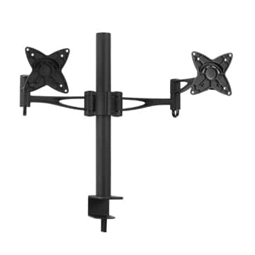Brateck LCD-T9 Dual Monitor Table Stand, up to 23", Black