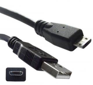 Digitus USB 2.0 Cable, USB A male to USB Micro-B male, 1m