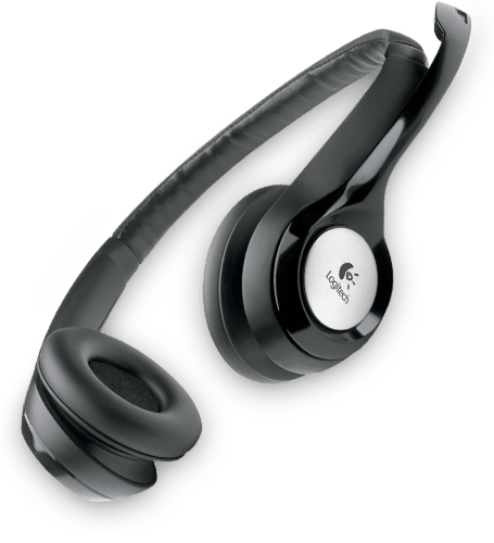 Logitech H390 Headset, USB, Black/Silver