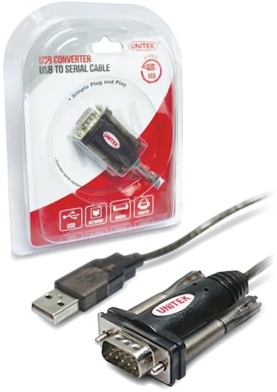 Dynamix DB9 male to USB, Serial Cable, 1.5m