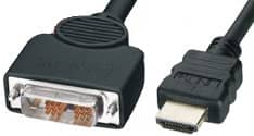 8ware HDMI Cable, HDMI Type A male to DVI-D male, 1.8m