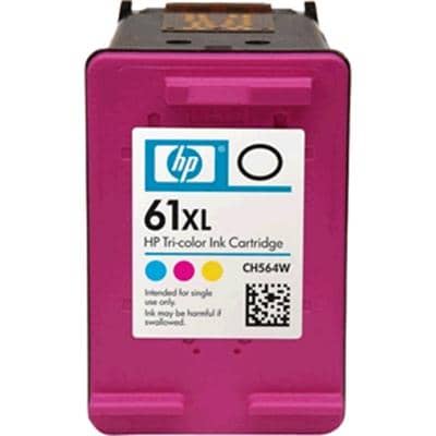 Hewlett-Packard No.61XL Ink Cartridge, Cyan/Magenta/Yellow