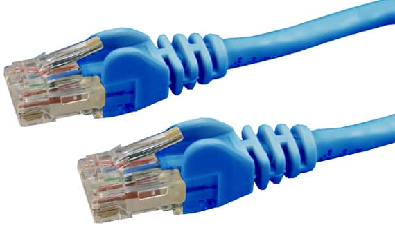 Dynamix Cat6 Network Cable, RJ45 to RJ45, 4m, UTP, Blue