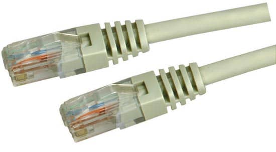 Dynamix Cat5e Network Cable, RJ45 to RJ45, 3m, UTP, Beige