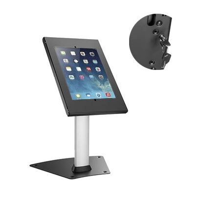 Brateck Anti-Theft Countertop Tablet Kiosk Stand. For 9.7/10.2 iPad, 10.5 iPad Air/ iPad Pro, 10.1" Samsung Galaxy Tab A 2019. Heavy-Duty Steel Constr